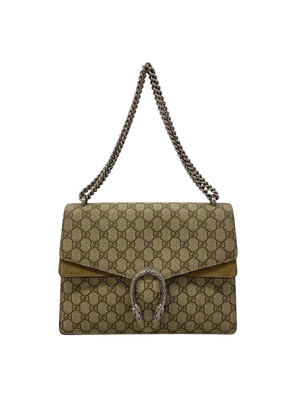 Gucci Dionysus Beige Dark Brown Pvc #368622G10B